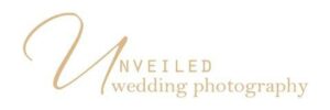Unveiled Wedding Photography official logo in gold elegant script