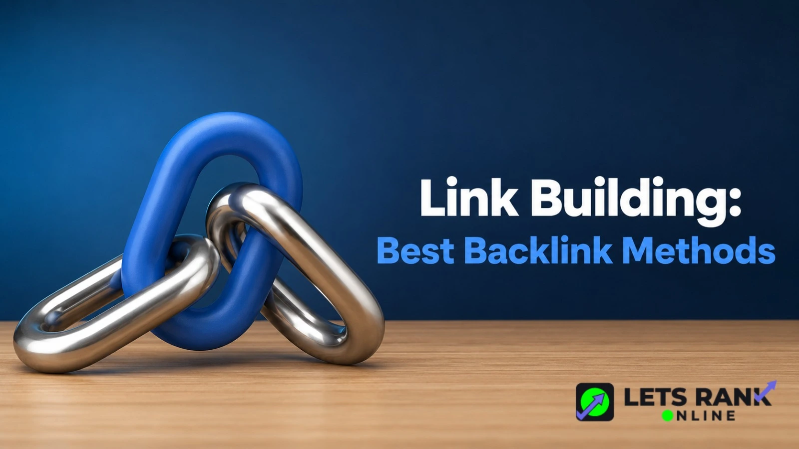Dubai Link Building guide showing chain links and best backlink methods for higher SEO rankings online